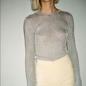 Paloma wool silver Teide top